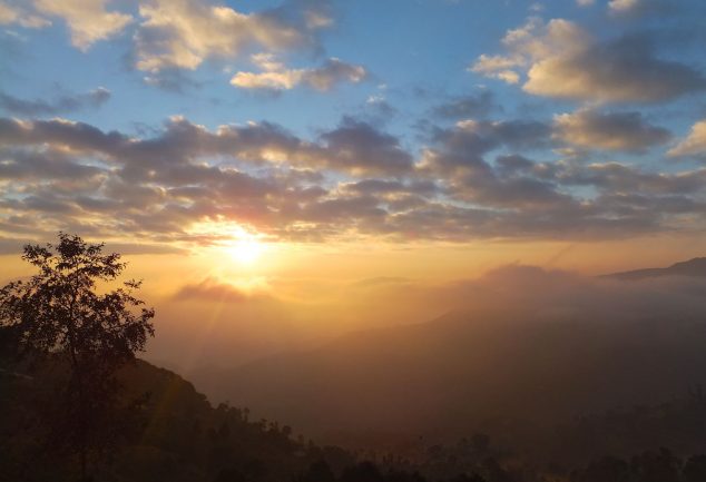 Sonnenaufgang in Nagarkot